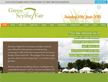 Tablet Screenshot of greenfair.org.uk
