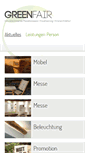 Mobile Screenshot of greenfair.de
